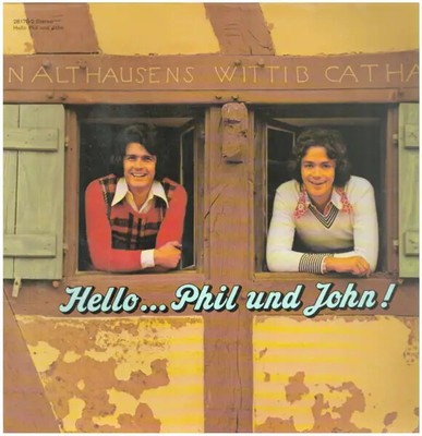 Phil & John Hello...Phil Und John! GATEFOLD NEAR MINT Hansa Vinyl LP