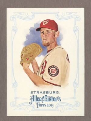 STEPHEN STRASBURG 2013 Topps Allen and Ginter SP #347 Shortprint ...