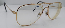 Vintage Accuflex 101 Gold Pilot Metal Sunglasses Japan FRAMES ONLY