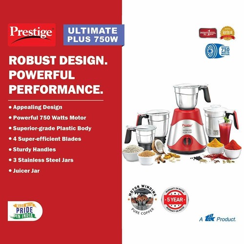 prestige 4 jar mixer grinder