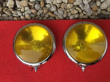 2x Scheinwerfer NEU H3 Ø 151mm gelb Mercedes W121 W120 W108 W109 W110 W111 W112