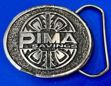 Pima Savings Vintage Great American Products Round Limited Eddn Belt Buckle