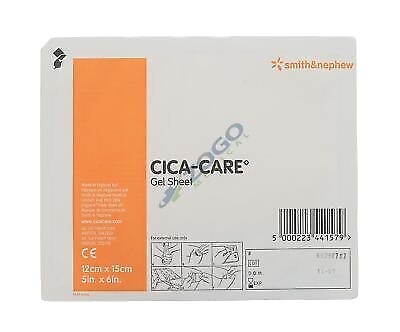 SMITH & NEPHEW Cica Care 12x15cm 5in X 6in Silicone Gel Sheet