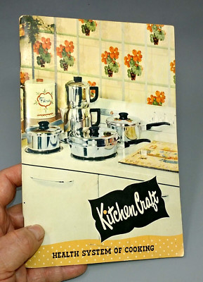 Rare 1954 Kitchen Craft ''Health System Of Cooking'' Recipe Cookbook Booklet