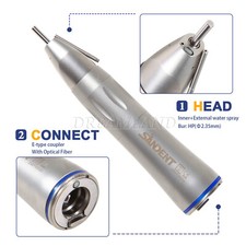 Dental 1:1 Fiber Optic Straight Low Speed Handpiece Surgical External