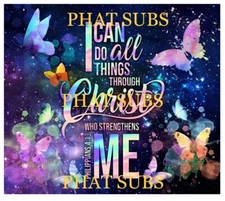 20oz Sublimation Tumbler Wrap Through Christ Ready To Press Heat Transfer