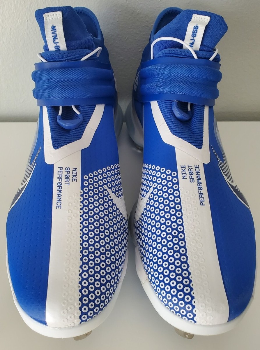 Nike Force Zoom Trout 7 Pro Metal Baseball Cleats Blue White