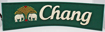 Chang Beer Thailand Bar Change Rubber Spill Mat 6" x 23.5" - Bild 1 von 3