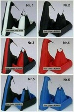 Schaltsack + Handbremsmanschette Opel Zafira A 1999-2005 ECHTES LEDER Farben