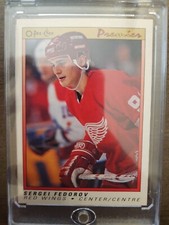 1991 O-PEE-CHEE  # 30 SERGEI FEDOROV   203736