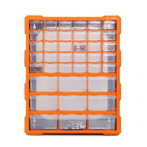 60 Drawer Plastic Small Parts Organizer Storage Hardware Craft Cabinet Nuts Bolt - Picture 21 of 38