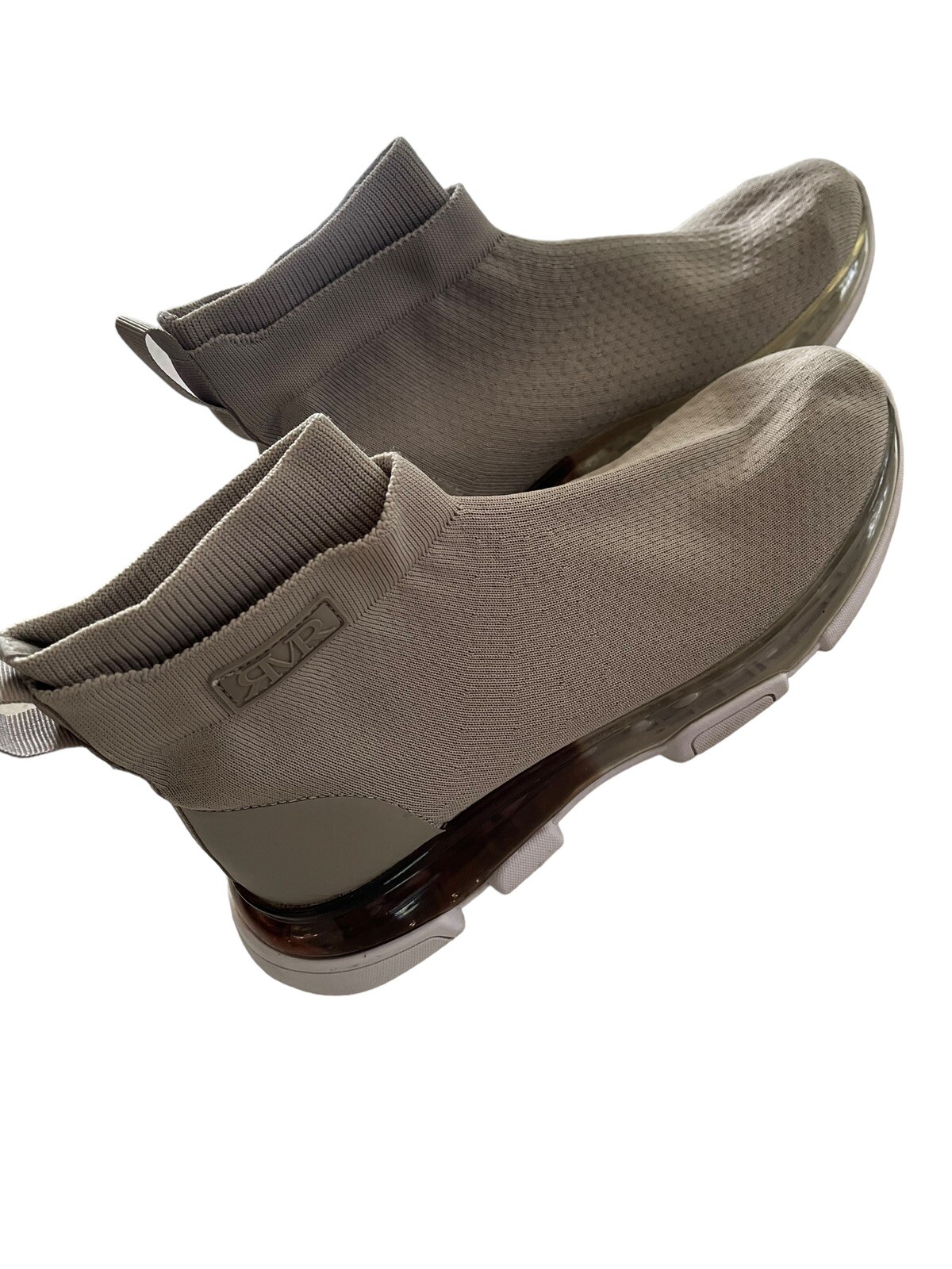 SAOLA Sneakers da uomo River Island Stone Bubble Solette Calzini Lavorate a Maglia Grigie Taglia 10 Belle