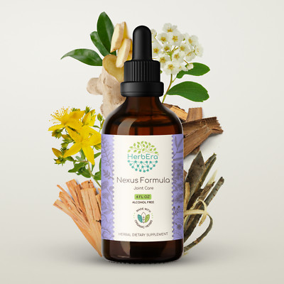 HerbEra Nexus Formula Alcohol-FREE Tincture. Muscle and Joint Care