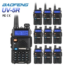 10x Baofeng UV-5R V/UHF 2m/70cm Transceiver CTCSS Dual-Dand FM Ham Two-way Radio