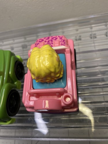 Little People Green Dino and Pink Leopard Jeep Wheelies - Picture 10 of 11
