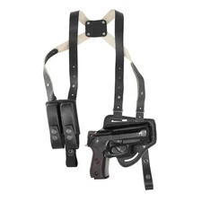 Koltster Shoulder & Belt Holster for Beretta 84F with Double Mag Pouch RH (2in1)