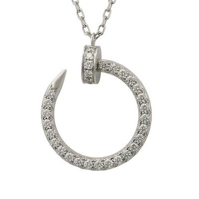 Cartier Juste Un Clou Collier Diamant 750WG P0063126