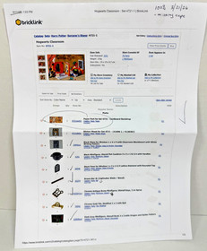 LEGO (4721) Harry Potter: Hogwarts Classroom - w/Box & Instructions - READ DESC.