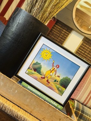 Ronald McDonald McDonalds Adventure Machine Fine Art Framed Picture Golden Arch