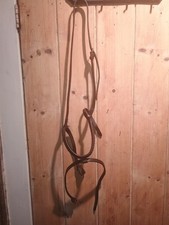 Fascia per naso Smart Treited Flash, fascia per naso in pelle piena marrone, fascia per naso a briglia F/S