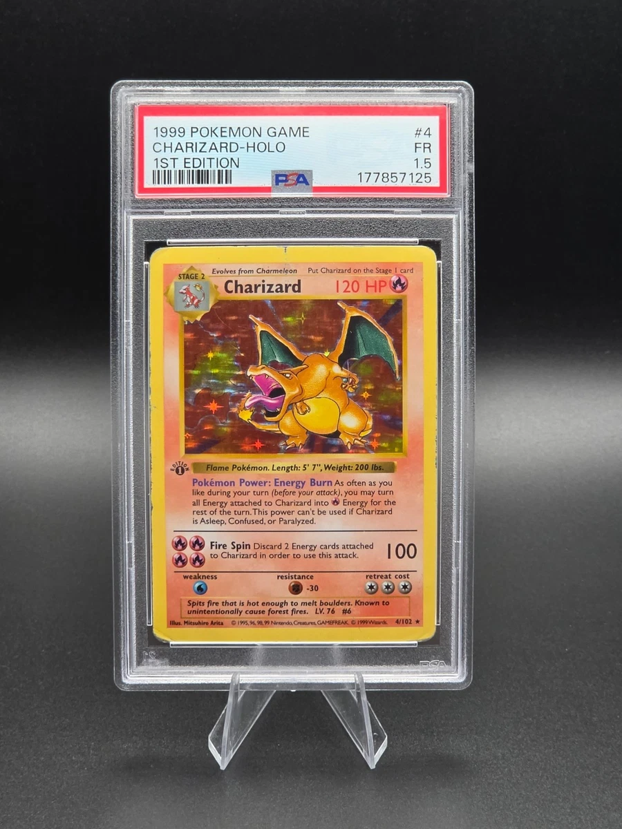 Preços baixos em Cartões individuais Shadowless Pokémon Charizard