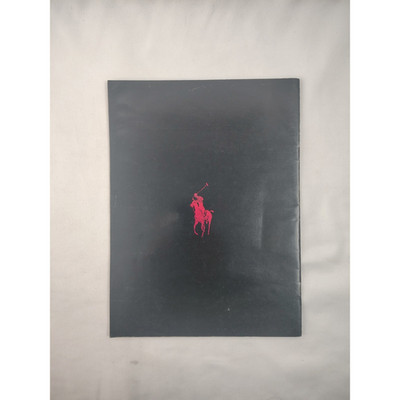Polo Ralph Lauren Fall Catalog Black Cover Atlanta Shop Vintage