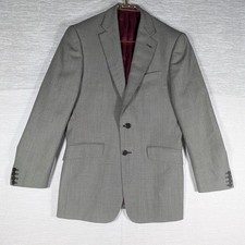 Charles Tyrwhitt Suit Blazer Mens Size 38R Slim Fit Wool Jacket Nailhead Weave