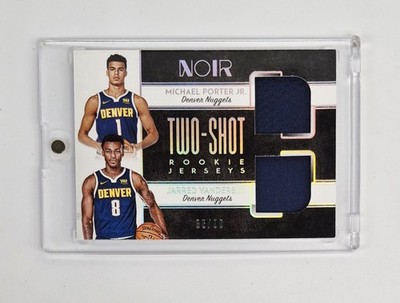 MINT #/99 RC DUAL PATCH Michael Porter Jr 2018-19 Noir Dual Jarred Vanderbilt SP