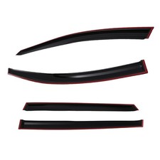External Window Deflectors For Ford Escape 2013-2019 4pc Rain Guards Black