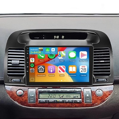 For Toyota Camry 2000-2006 2+64GB Android 15 Car Stereo Radio GPS Navi Carplay