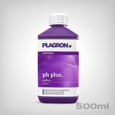 Plagron pH Plus 500ml - pH-Heber Regler für Profi Hydroponik Grow