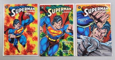 Superman Doomsday Hunter/Prey Complete Set of 3 (#1 2 3) NM Jurgens Breeding