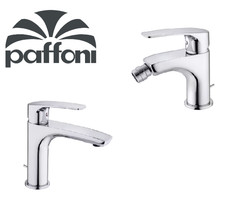 MISCELATORE PAFFONI LIME RUBINETTO LAVABO BIDET CROMO SCARICO AUTOMATICO 1” 1/4