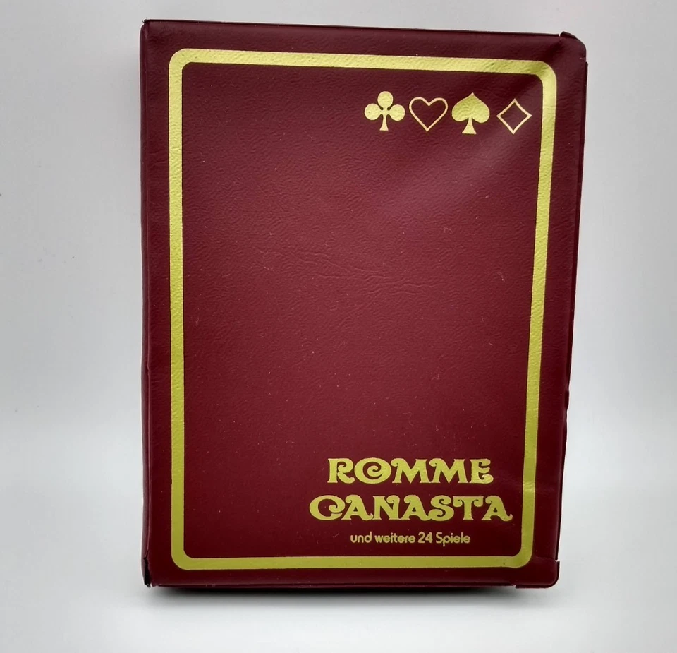 Romme Canasta und weitere 24 Spiele Kartenspiel OVP Germany - Bild 1 von 4