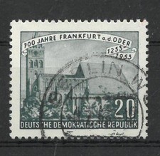 DDR 1953 Mi-Nr.  359 o gestempelt 700 Jahre Frankfurt Oder 20 Pf