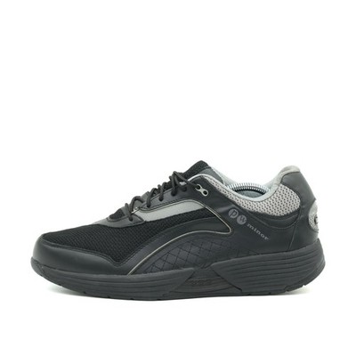 PW Minor Herren Emerald 11640 Schuh Schwarz Leder, Atmungsaktiv Sneaker EU 44