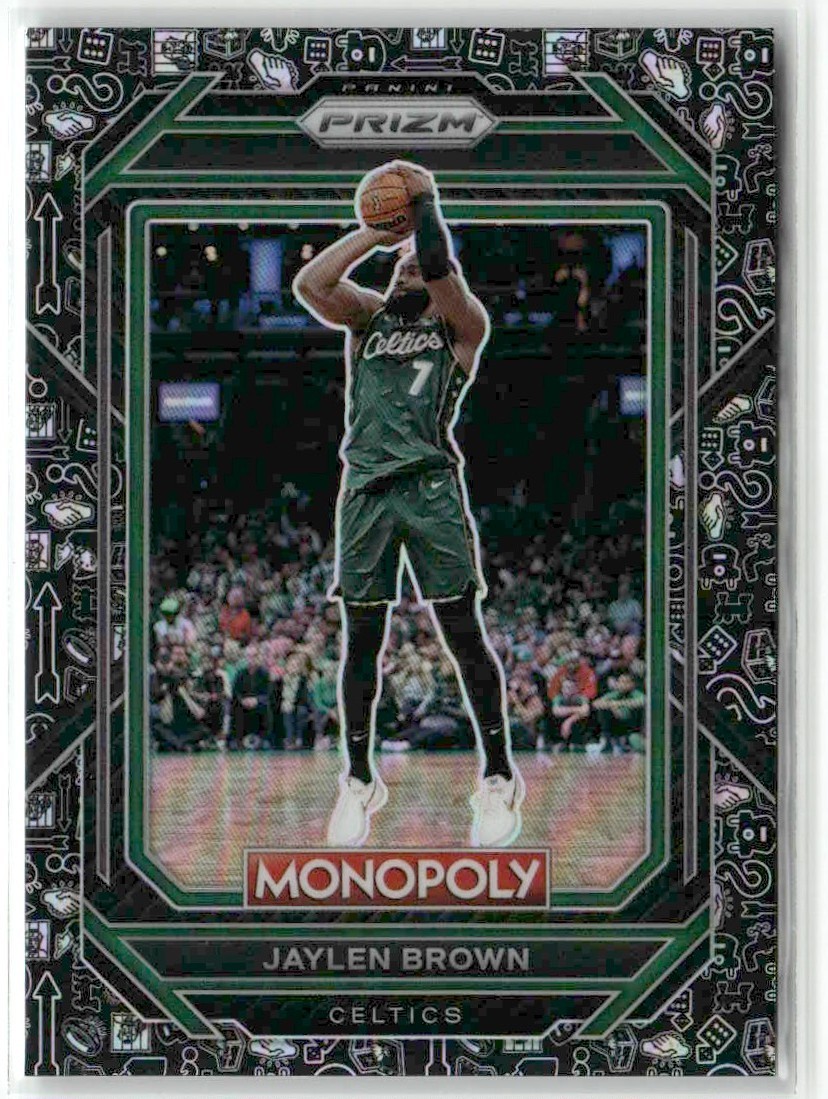 Jaylen Brown 2022-23 Panini Prizm Monopoly Black Icons Boston Celtics #5