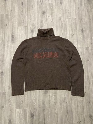 Dirk Bikkembergs Wool high collar knit Sweater Size 54 XL