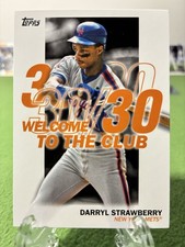 Darryl Strawberry 2023 Topps Welcome to the 30/30 Club card #WC-10 - NY Mets