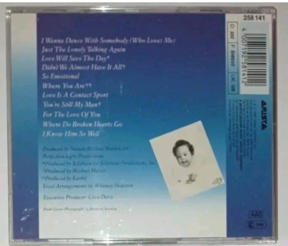 Cd Whitney Houston Whitney 1987 + Cd Bodyguard Original Suoundtrack 1992 Nuovo