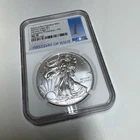 2021-S Eagle S$1 Heraldic Eagle T-1 NGC MS 70 Emergency Production - FDI