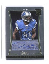 2013 Panini Select Theo Riddick Rookie Autographs #241 #/499
