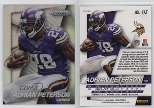 2014 Panini Prizm Silver Prizm Adrian Peterson #115