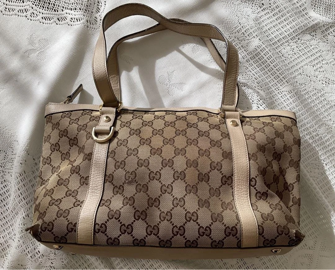 Sac fourre tout Gucci Gg toile marron offre de vacances créateur sac à main bandoulière