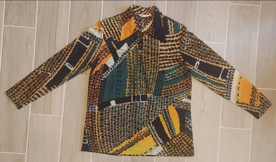 LOTE DE 5 vestidos y tops vintage años 60 70 Groovy fiesta cóctel discoteca crucero mujeres Foto 4 de 4