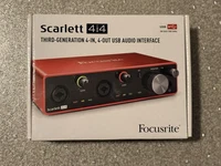Focusrite Scarlett 4i4 3rd Gen 4x4 USB Audio Interface