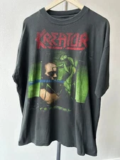 Vintage 1992 Kreator “Renewal” T-Shirt Chacoal Color Shirt Reprint AN50059