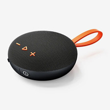 IPX5 Waterproof Magnetic Portable Mini Speaker Bluetooth NFC Round Black/Orange