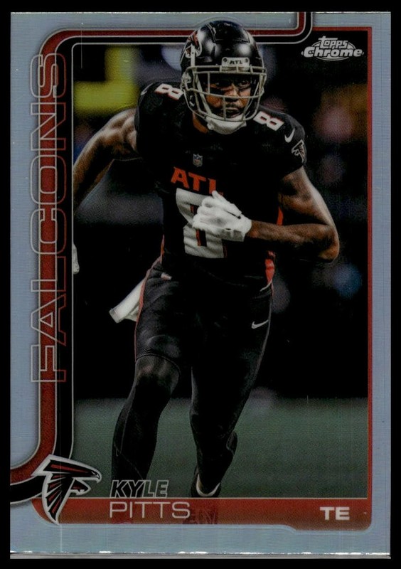 2025 Topps Chrome #14 Kyle Pitts Refractor