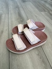 Vionic Renewal Adjustable Recovery Slide Sandals Womens Size 6 Cameo Rose Pink